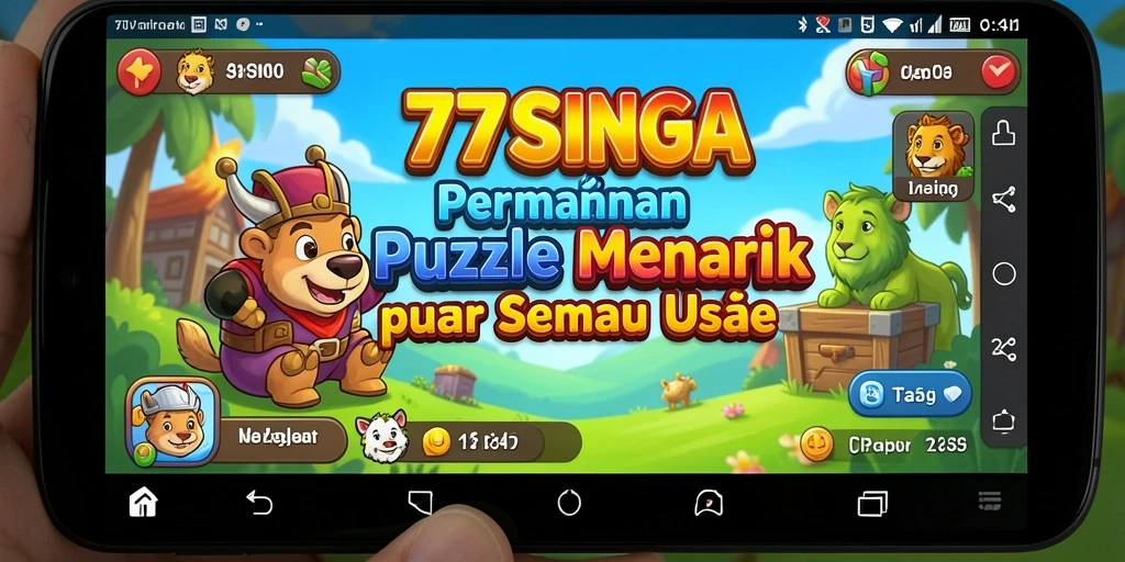 Tampilan gameplay menarik dari 77SINGA dengan teka-teki yang menantang.