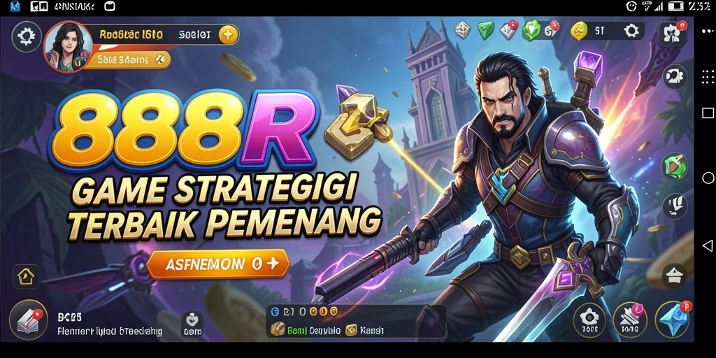Gameplay menegangkan dan strategi mendalam di 888R.