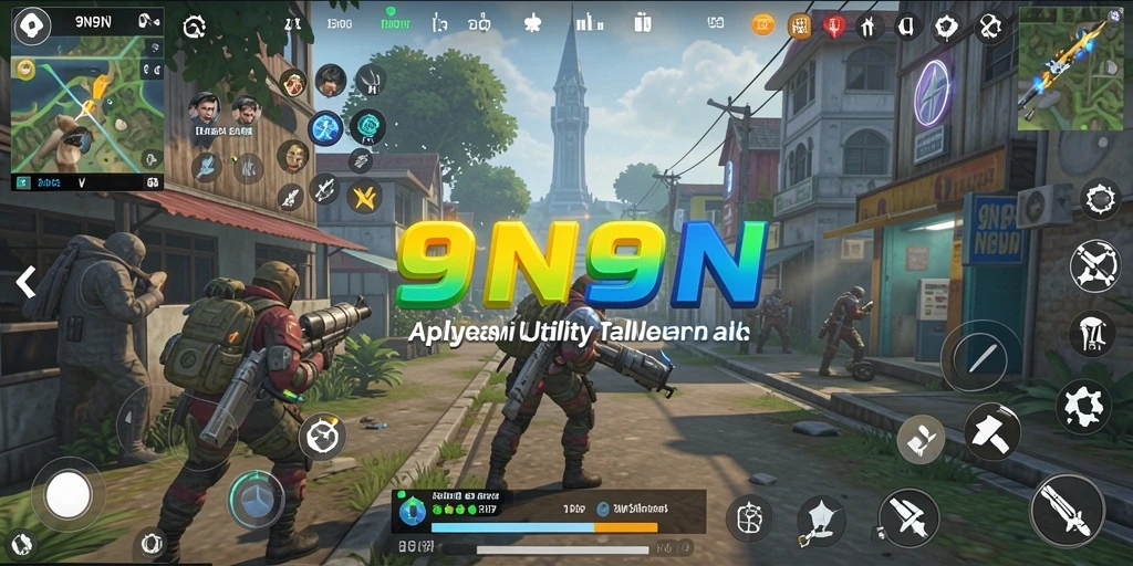 Antarmuka intuitif dari aplikasi 9N9N yang mempermudah penggunaan.