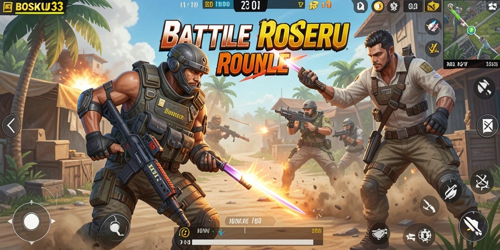 Tampilan gameplay seru di BOSKU33 dengan intensitas pertarungan.