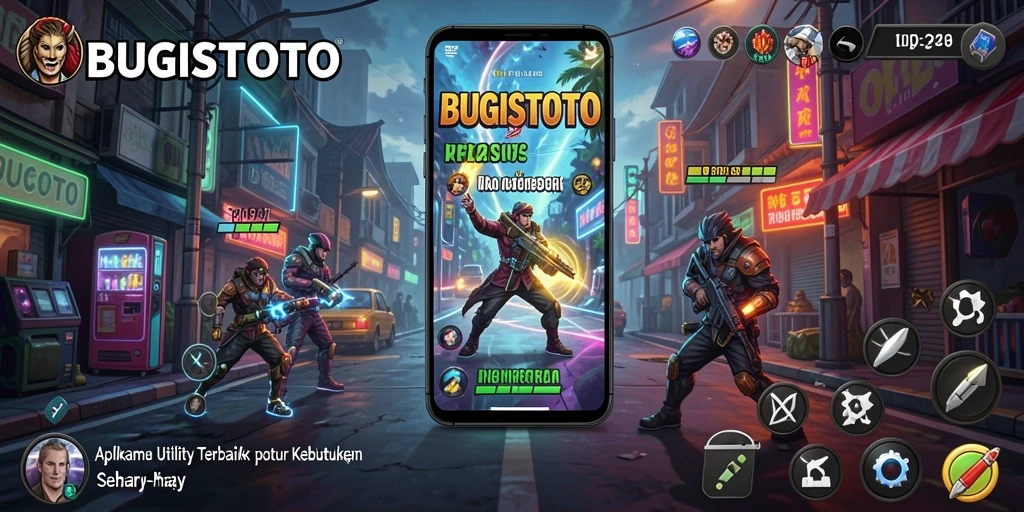 Tampilan utama BUGISTOTO dengan fitur Utility yang intuitif.