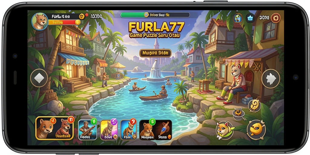Gameplay FURLA77 menampilkan tantangan Puzzle yang menarik.