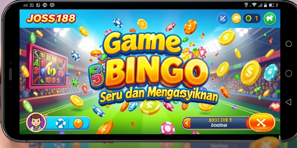 Screenshot gameplay JOSS188 menunjukkan interaksi seru antar pemain dan momen kemenangan bingo.