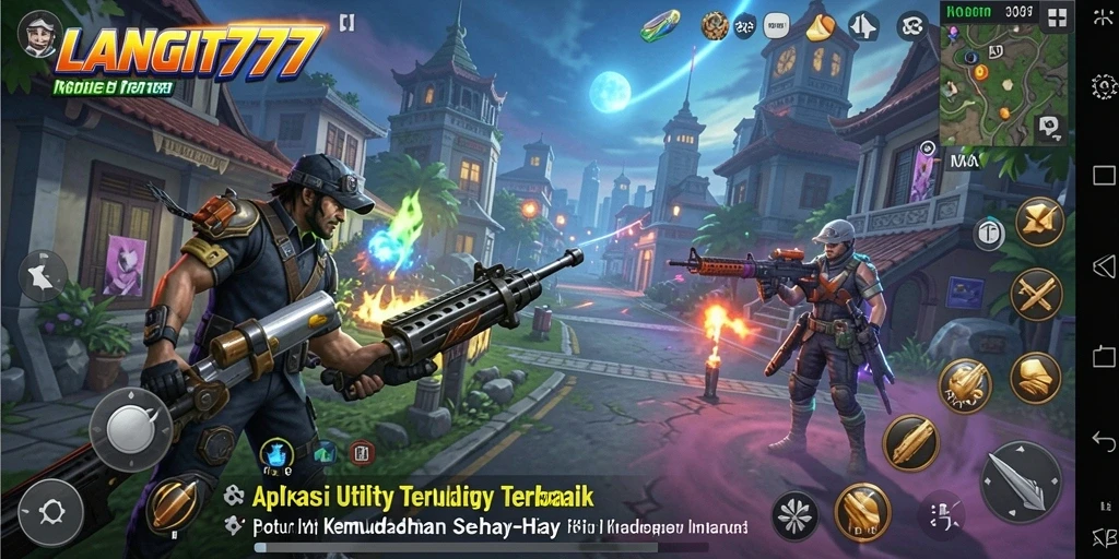 Tampilan antarmuka LANGIT777 yang sederhana dan intuitif.