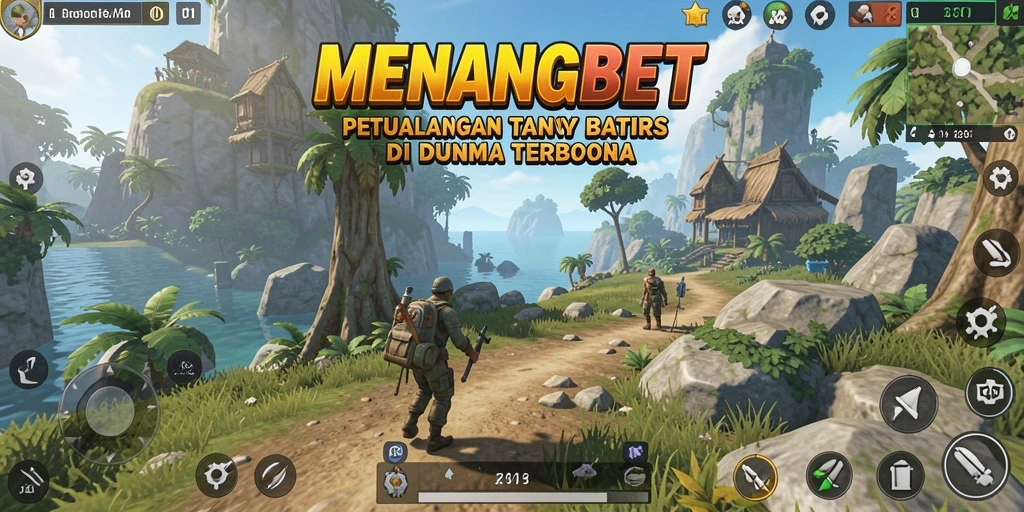 Tangkapan layar menampilkan aksi seru di dunia terbuka MENANGBET.