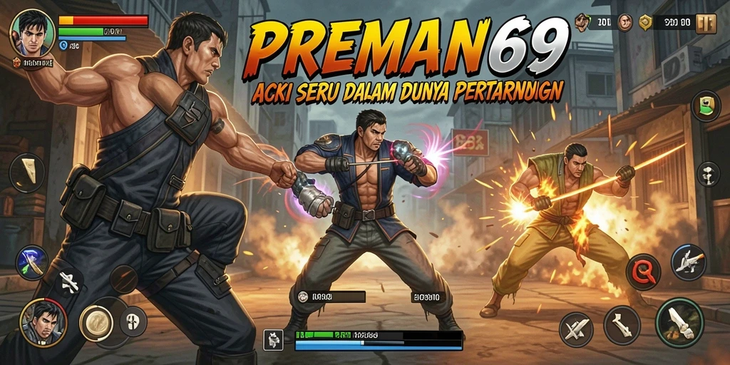 Tampilan menarik dari gameplay Action PREMAN69 yang menegangkan.