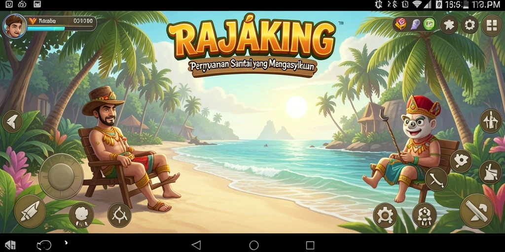 Tangkapan layar gameplay RAJAKING yang menampilkan keseruan bermain.
