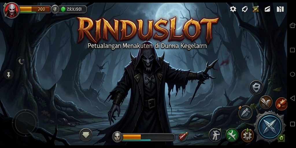 Gameplay seram dengan suasana gelap dan menakutkan.