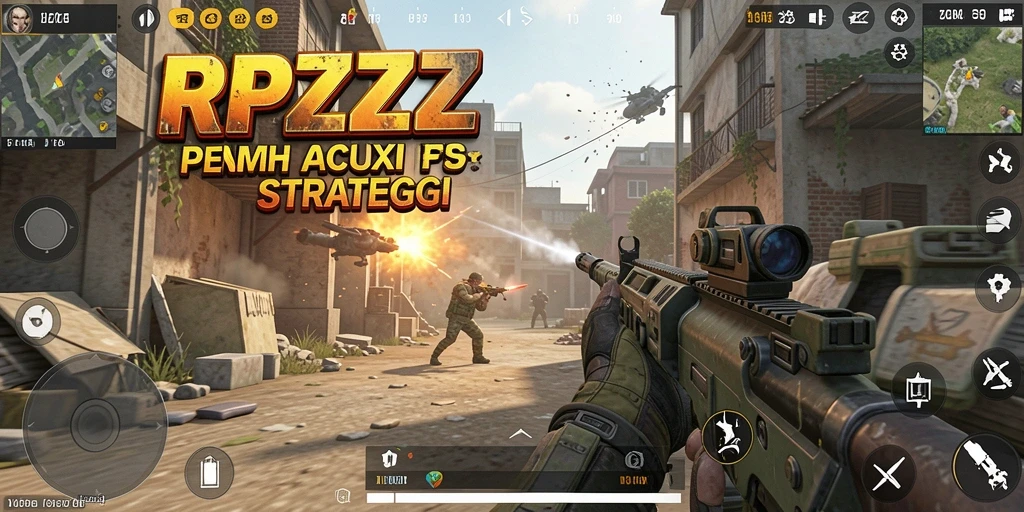 Gameplay intens RPZZZ dalam aksi FPS menegangkan.