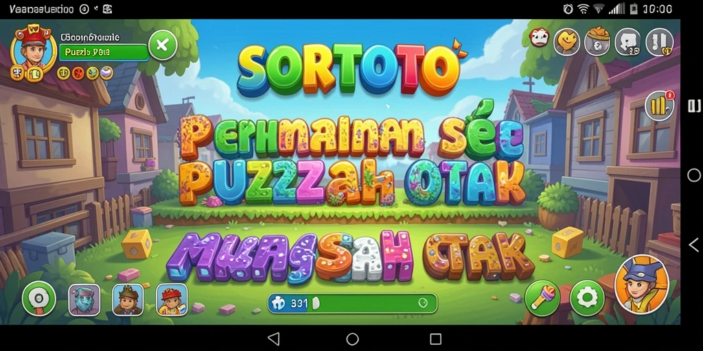 Gameplay SORTOTO yang menarik dan penuh tantangan puzzle.