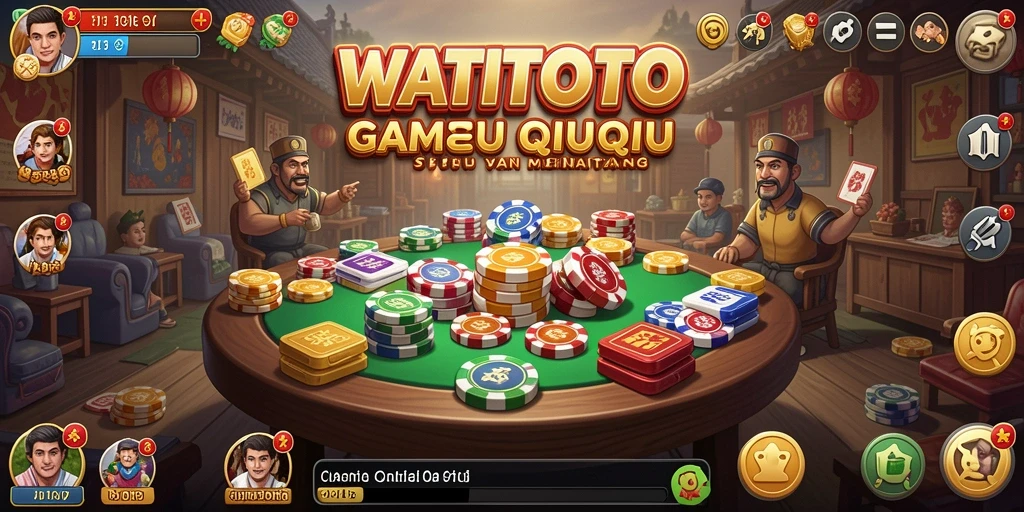 Tampilan gameplay WATITOTO yang menegangkan dan penuh strategi.